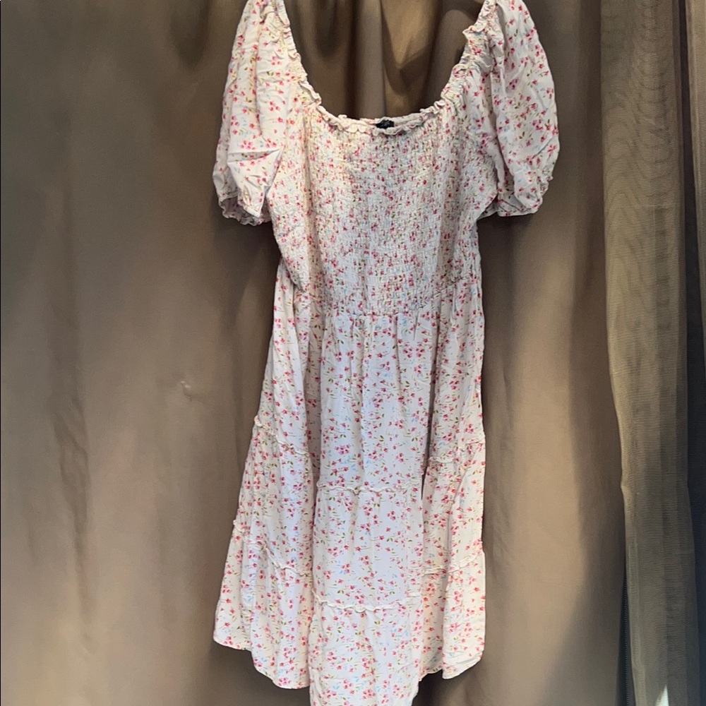 Lily Rose Pink Floral Midi Dress